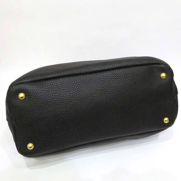 Prada 2 Way Bag Vitello Dino Leather Black - Picture 6 of 10